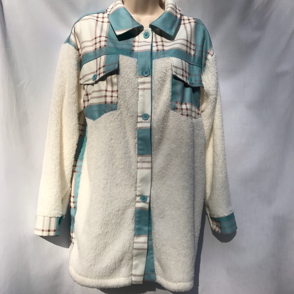 Women's Fuzzy Sherpa Fleece Jacket
